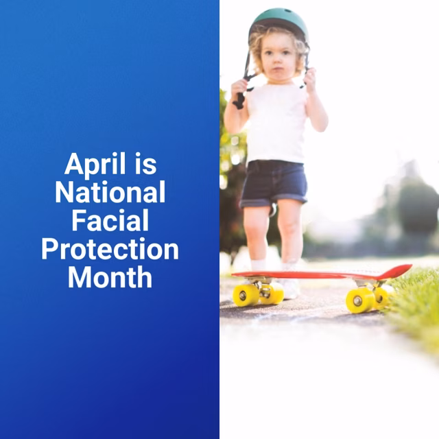 April is National Facial Protection Month video thumbnail